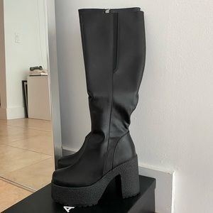 Lamoda Knee High Platform Boots